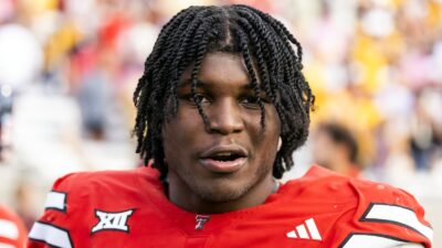 David Bailey in pads