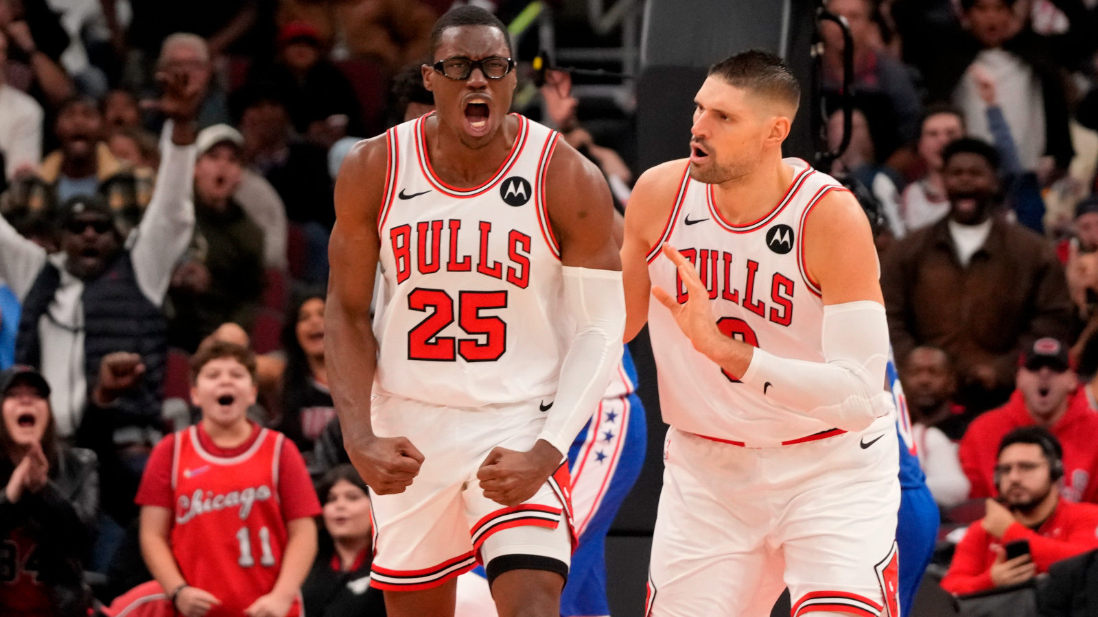 Jalen Smith reacts after monster dunk