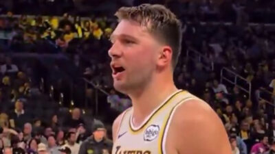 Luka Doncic during a game