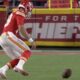 Chiefs QB Chris Oladokun fumbles
