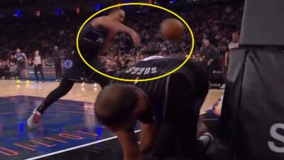 Desmond Bane throwing the ball