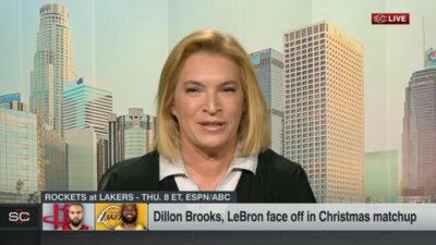 Ramona Shelburne appearing on ESPN