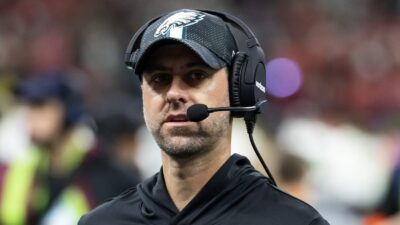 Kevin Patullo wearing a headset