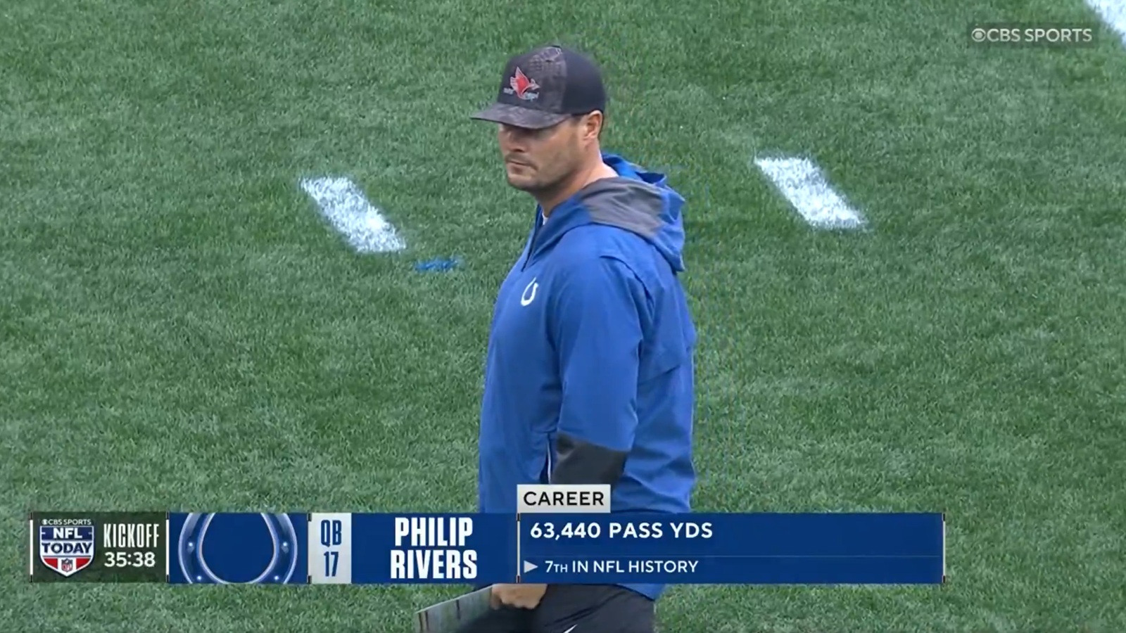 Philip Rivers before a game