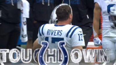 Philip Rivers celebrating a touchdown