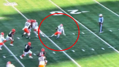 Shedeur Sanders gets sacked