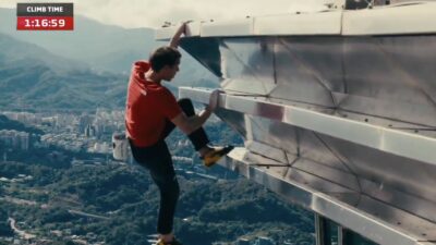 Alex Honnold doing a free solo of Taipei 101 building