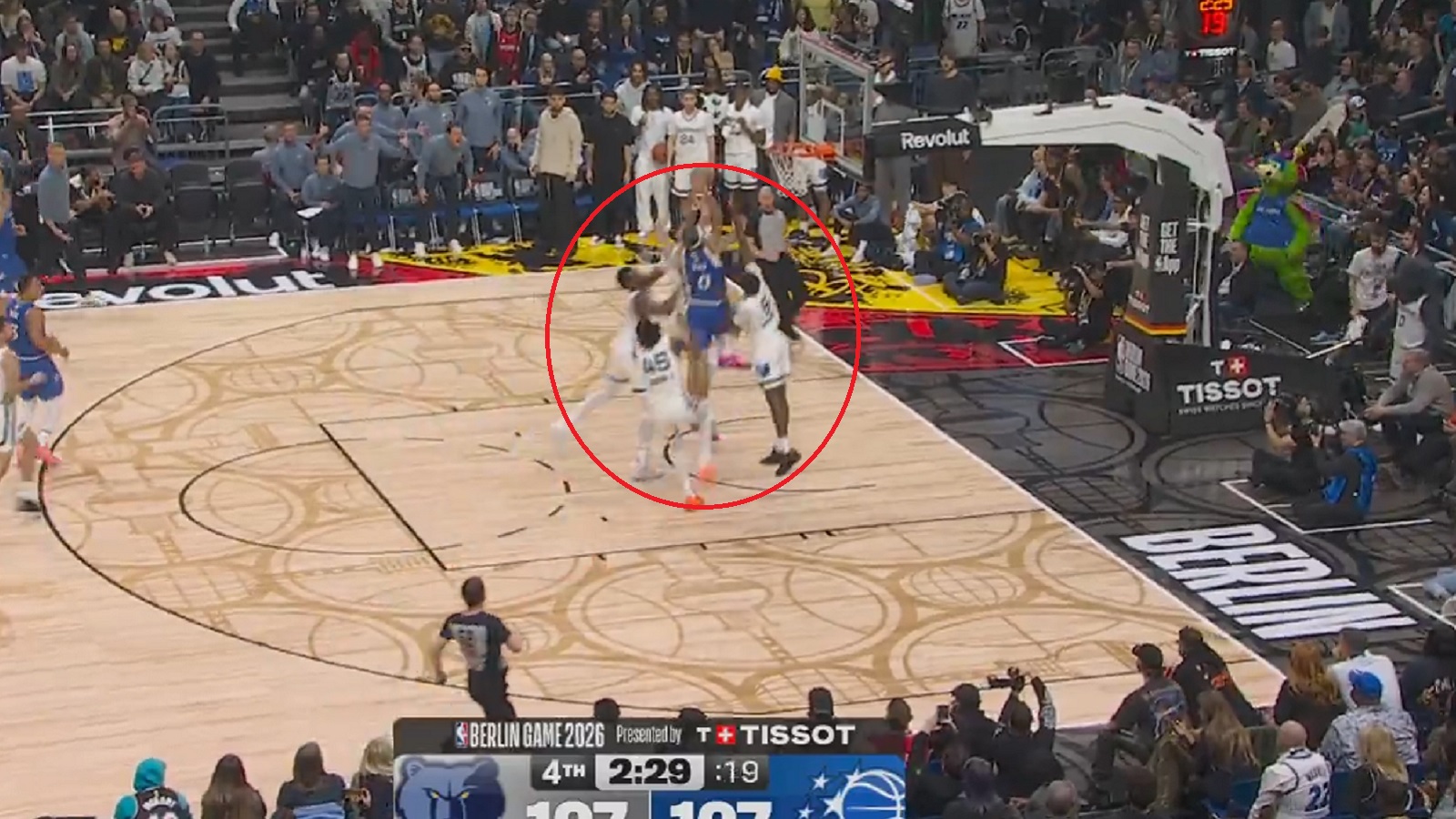 Anthony Black goes to dunk the ball