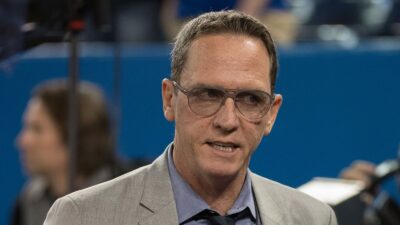 David Cone in a suit