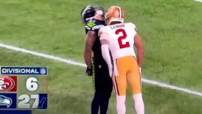 Deommodore Lenoir head-butting Jaxon Smith-Njigba