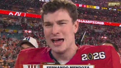 Fernando Mendoza in an interview