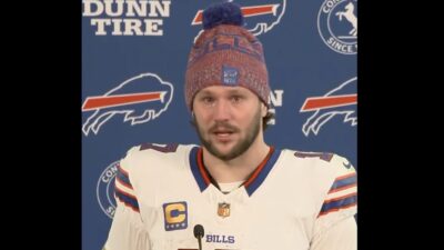Josh Allen in tears after Bills lost to Broncos