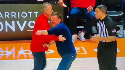 Chris Beard getting held back