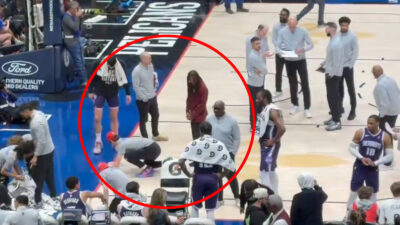 DeMar DeRozan during a Kings timeout