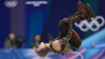 Ilia Malinin the "Quad God" hits a once-banned backflip.