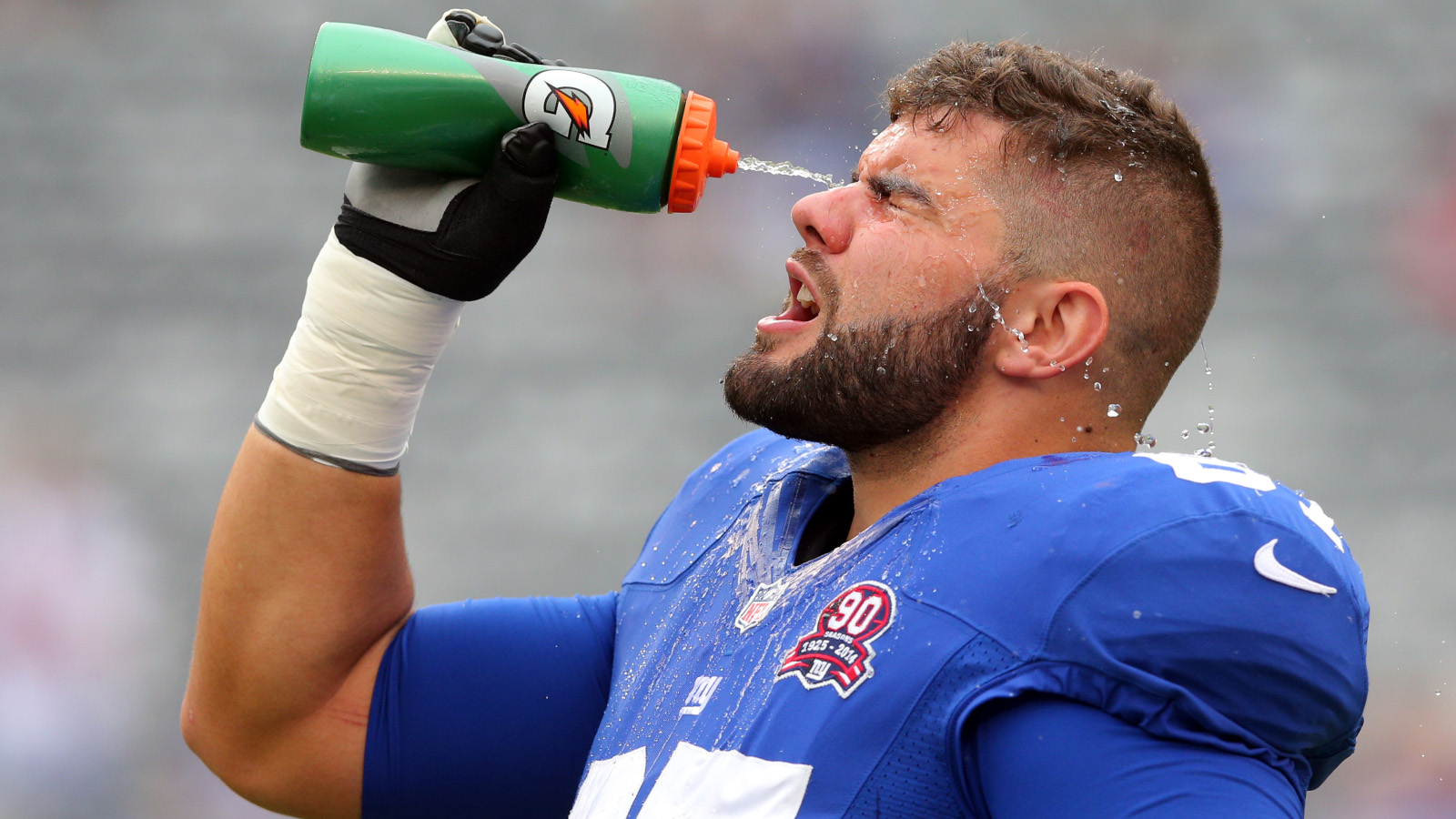 Justin Pugh with the New York Giants.