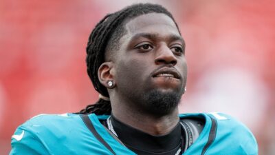 Brian Thomas Jr. before a game