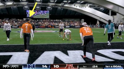 Bengals star Ja'Marr Chase playing in the Pro Bowl flag football game