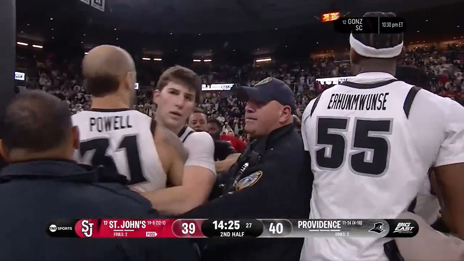 Providence and St. John's fighting