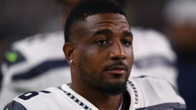 Quandre Diggs looking on