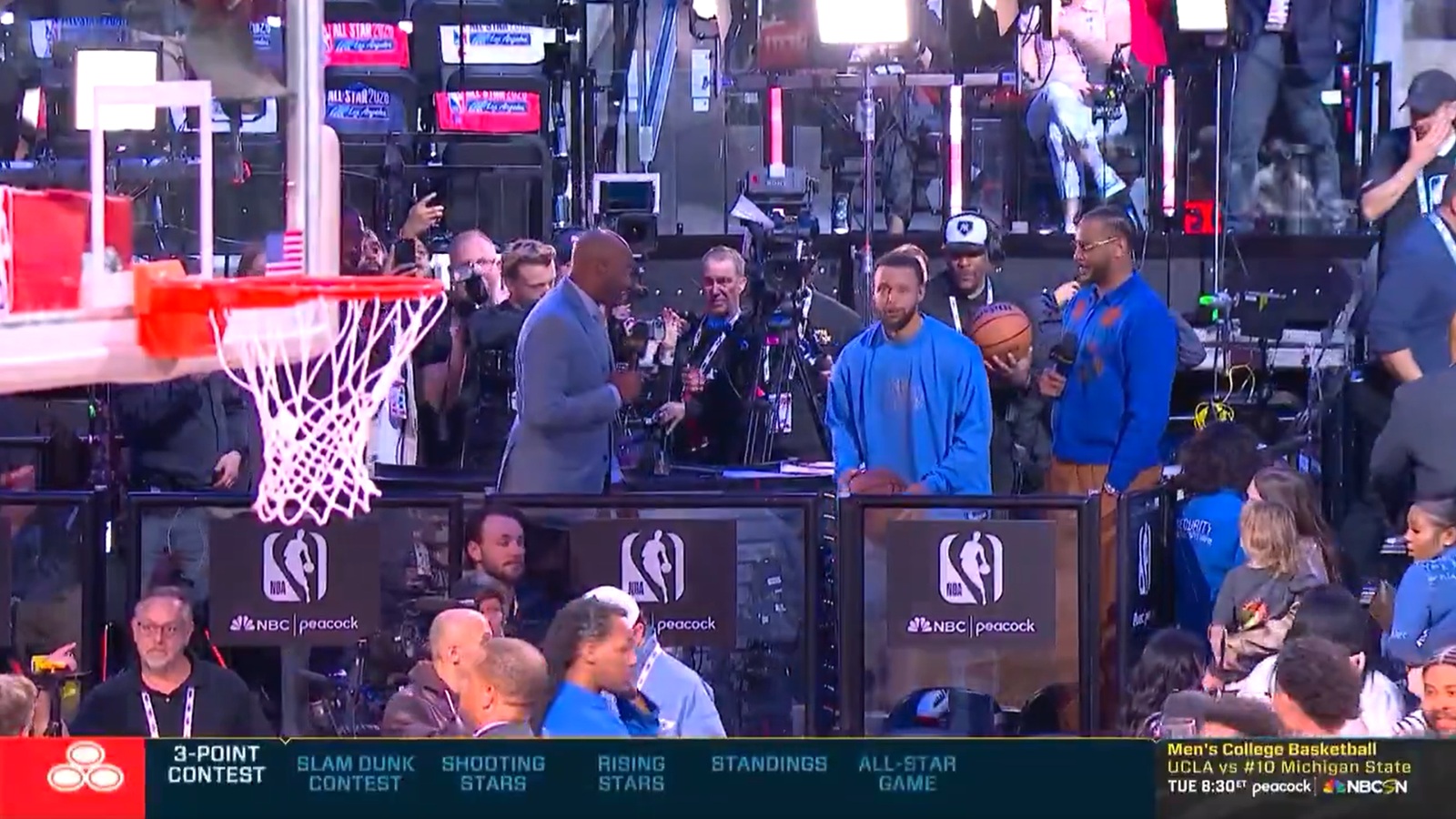 Steph Curry circus shot