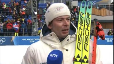 Norwegian biathlete Sturla Holm Laegreid