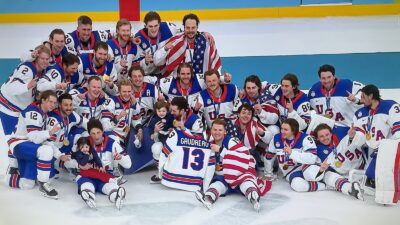 Team USA paying tribute to Johnny Gaudreau