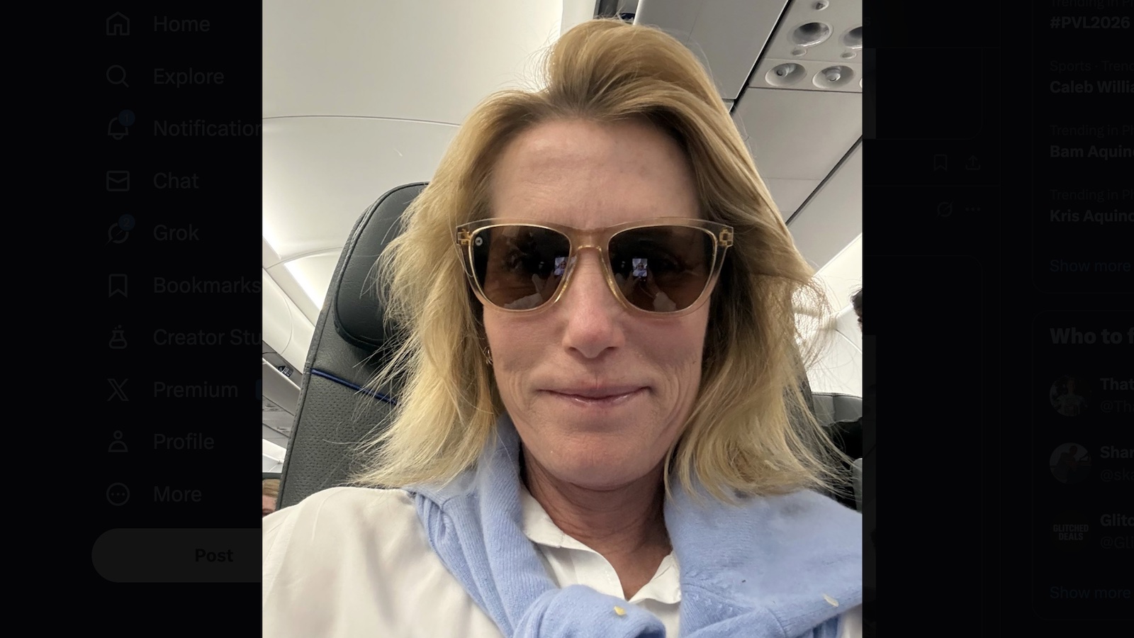 A photo of FOX host Laura Ingraham many fans joked looked like Trevor Lawrence