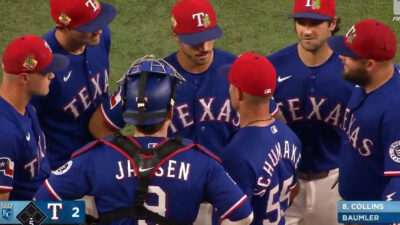 Carter Baumler on the mound