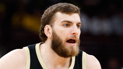 Oscar Cluff looking to pass the ball