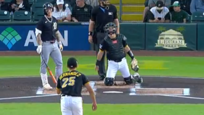 Pirates' Seth Hernandez stuns Tigers' Max Clark with 102.4 MPH pitch.