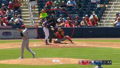 Cavan Biggio flipping his bat