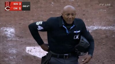 CB Bucknor announcing a call