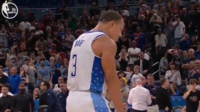 Desmond Bane celebrating a shot