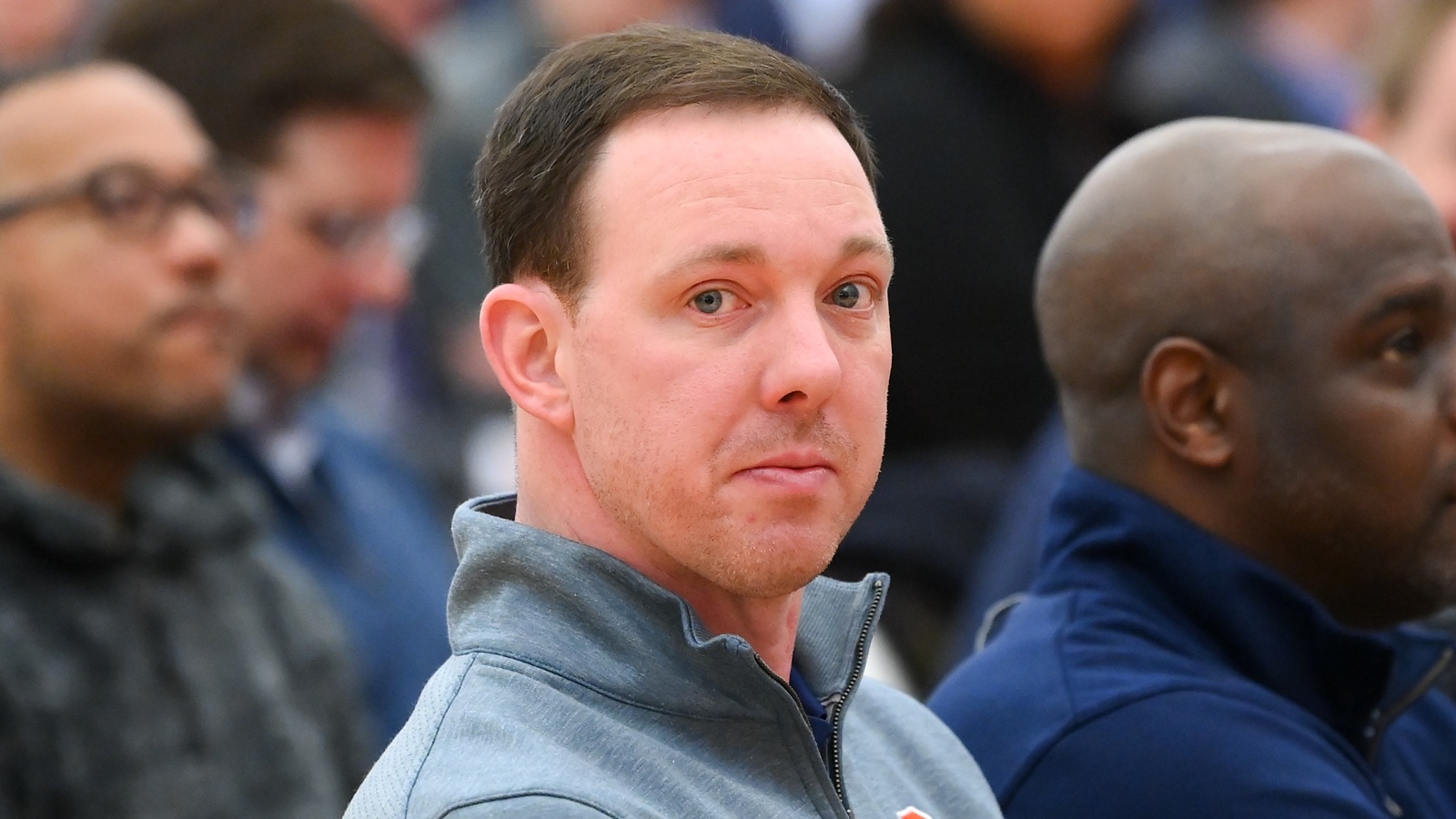 Gerry McNamara looking on