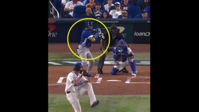 Luis Arraez standing at the plate