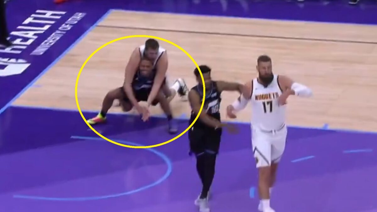 Nikola Jokic under fire for a questionable move on Keyonte George