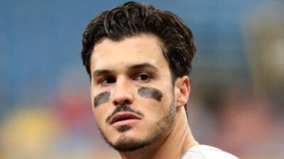 Nolan Arenado looking on