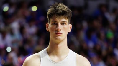 Olivier Rioux before a game