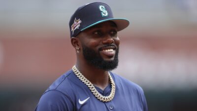 Randy Arozarena smiling