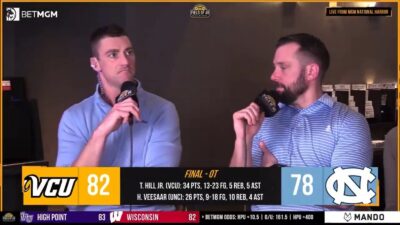 Tyler Hansbrough looking frustrated