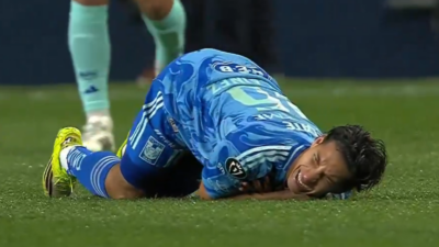 Soccer player Diego Lainez with an all-time flop.