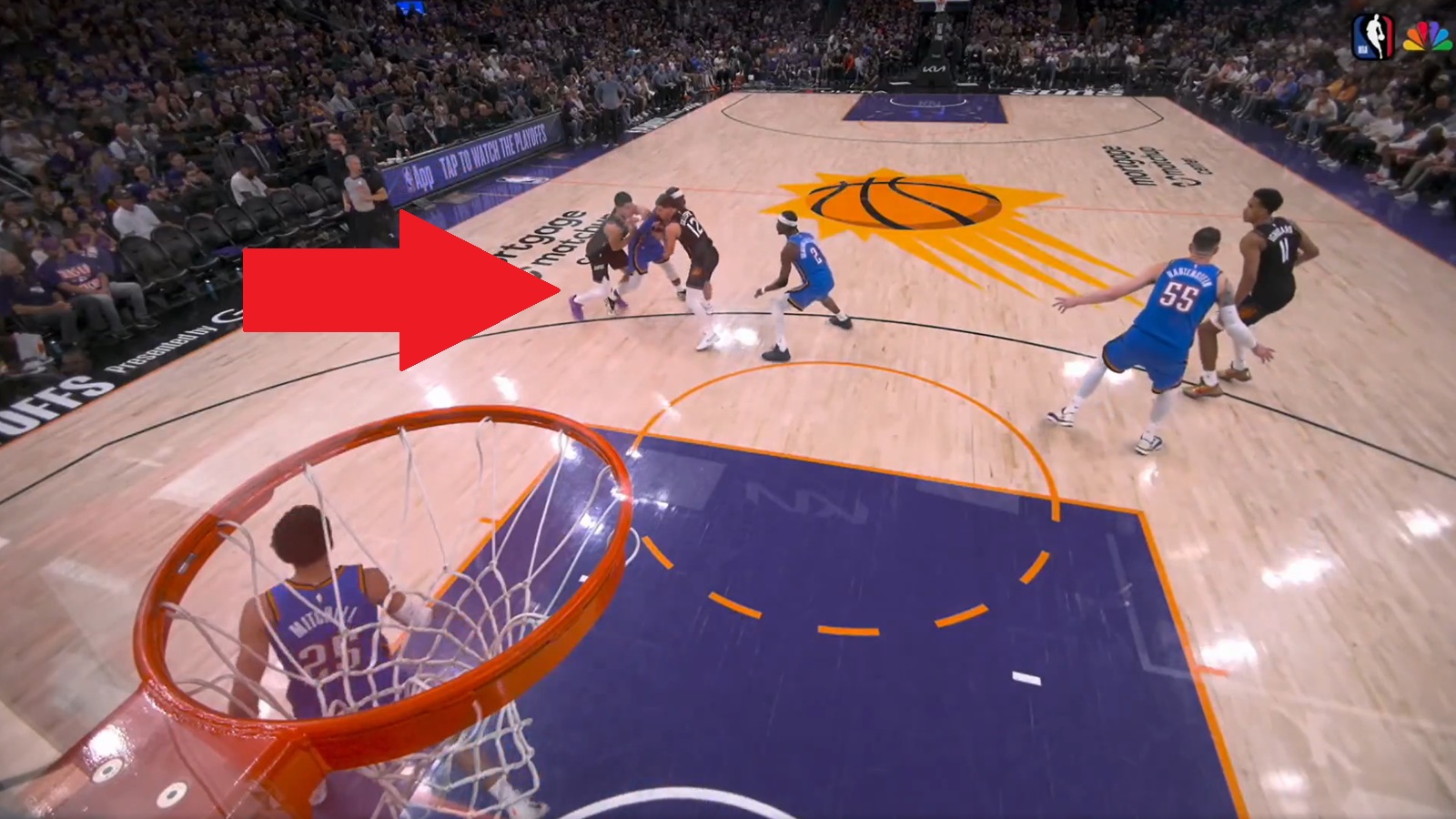 Lu Dort accused of dirty play against Devin Booker