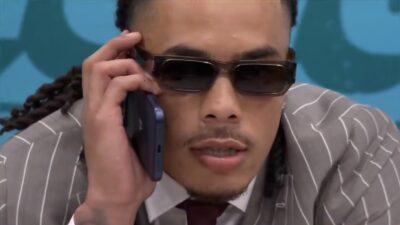 Makai Lemon on the phone with the Steelers just before the Eagles drafted him