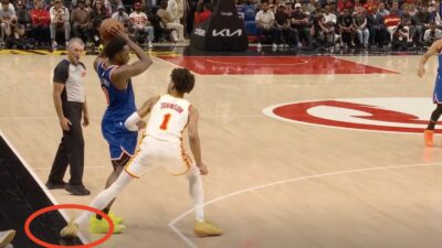 Scott Foster makes a wrong call in Game 4 of Knicks-Hawks