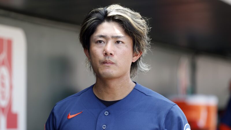 Tatsuya Imai in the dugout