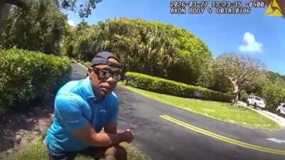 Tiger Woods arrest body cam footage