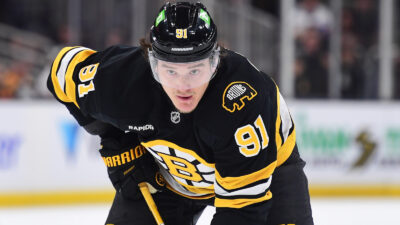 Boston Bruins defenseman Nikita Zadorov.