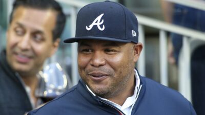 Andruw Jones smiling