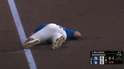 Brandon Lockridge down in pain